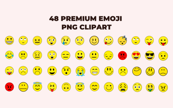 Download 48 Emoji Premium PNG Clipart - Premium Resources