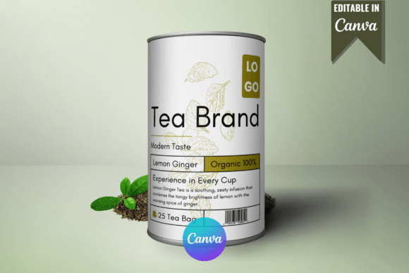 Download Tea Label Canva Template - Premium Resources